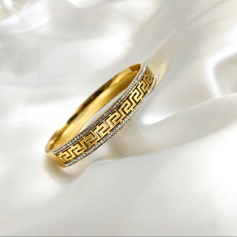 Greek Key Bangle - Picture 1 of 1